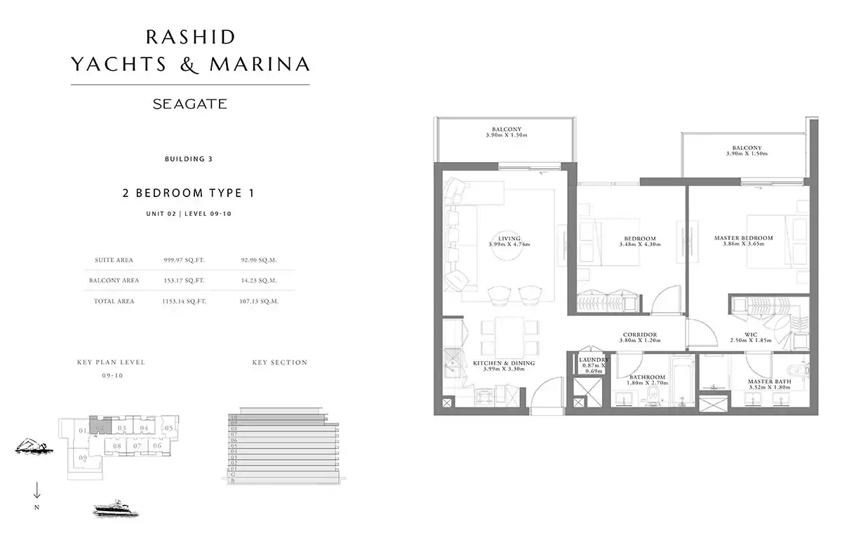 Type 1, Unit 02, Level 09-10 Building 3